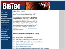 Tablet Screenshot of bigten-fans.com